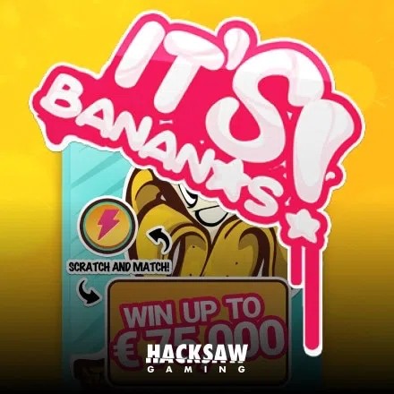 It’s bananas! by Hacksaw Gaming, showcased at betico-casino.pt – game logo