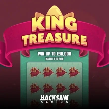 King Treasure logo – Lottery by Hacksaw Gaming at Betico Casino