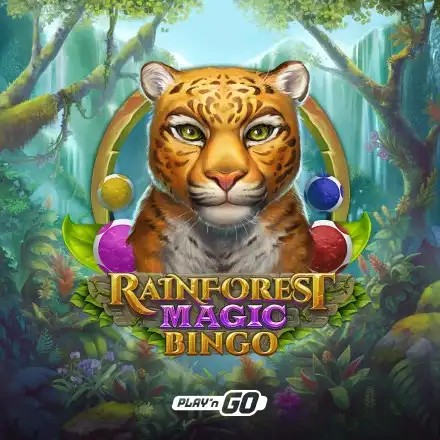 Rainforest Magic Bingo online game logo by Play'n GO on betico-casino.pt