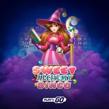 Sweet Alchemy Bingo slot visual from Play'n GO available on betico-casino.pt