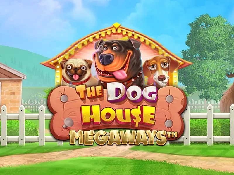 The Dog House Megaways logo by Pragmatic Play at Betico Casino